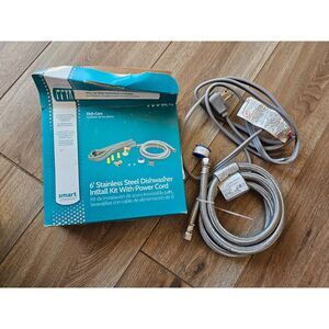 Smart Choice 6' DishWasher Installation Kit - Stainless Steel